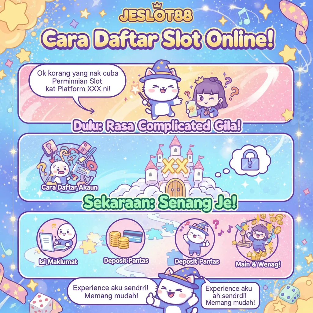 Cara Daftar Akaun Jeslot88 & Permainan Slot