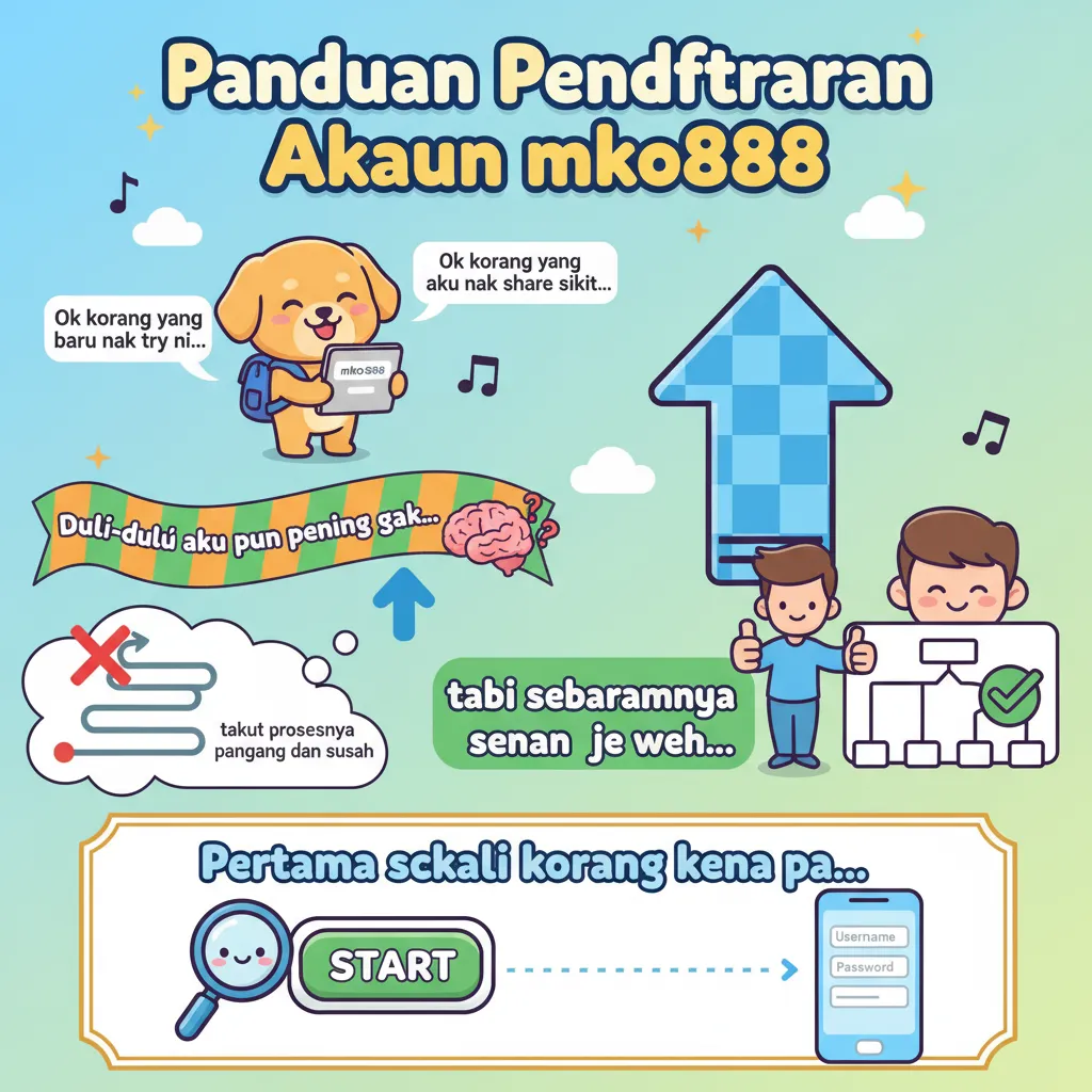 Panduan Pendaftaran Akaun mko888