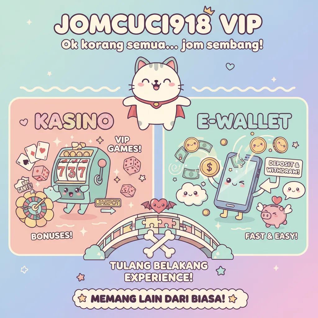 Jomcuci918 VIP: Kasino & E-wallet