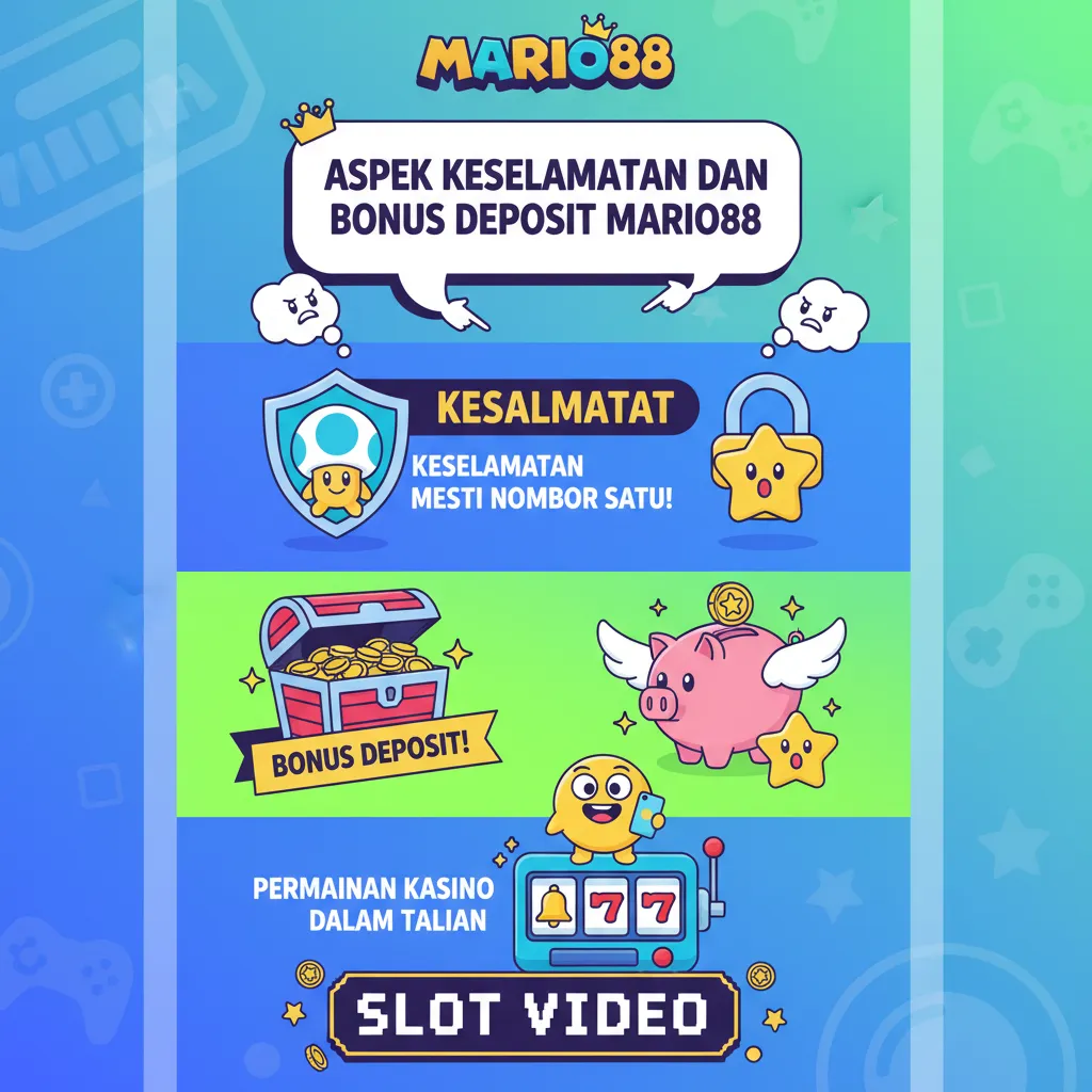 Aspek Keselamatan dan Bonus Deposit Mario88